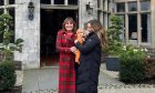 Lorraine Kelly with daughter Rosie and granddaughter Billie at the Cromlix Hotel. Image: Lorraine Kelly/Instagram