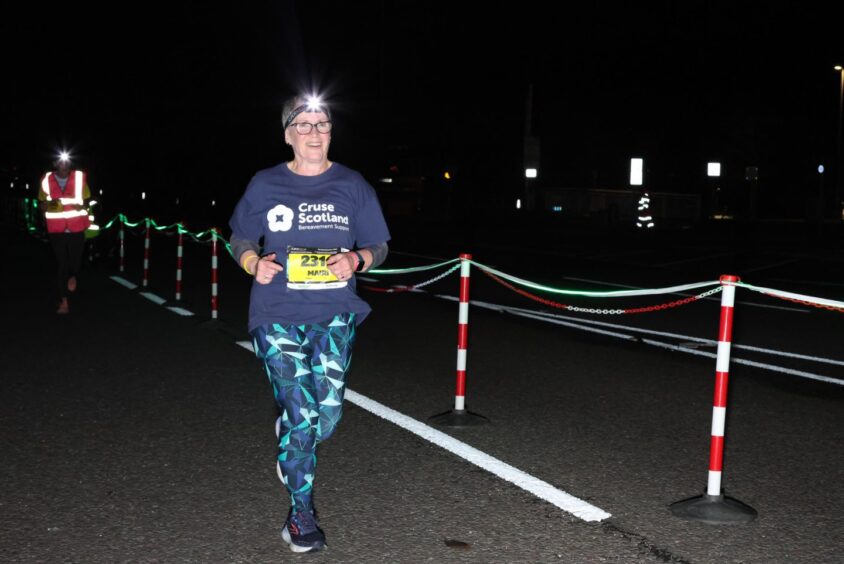 Carnoustie gran Mairi Morrison Forth Bridge run.