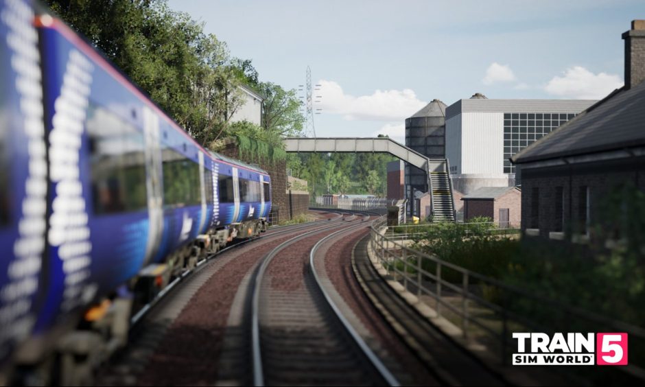 ScotRail train recreated in 3D.
