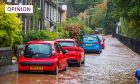 Flooding in Craigie. Image: Steve MacDougall/DC Thomson