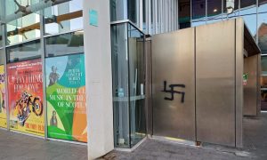 Nazi graffiti at Perth Concert Hall