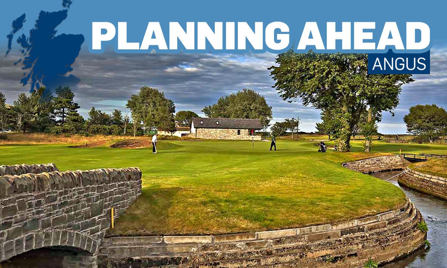 The Rook's Nest halfway house beside the 10th green on the Championship course at Carnoustie. Image: Carnoustie Golf Links