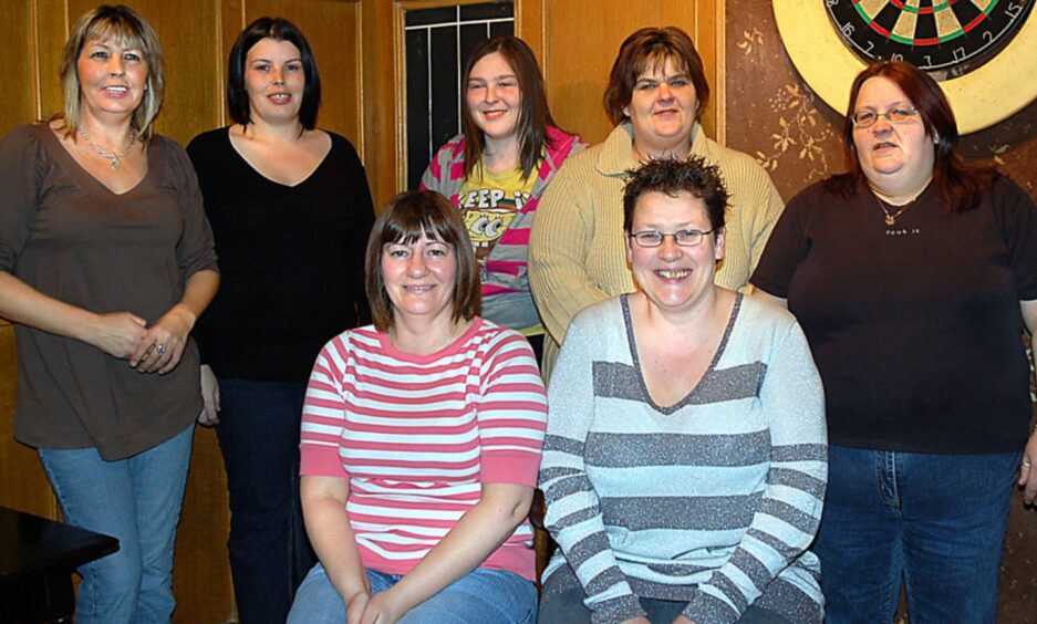 The Ram's Heid second darts team is pictured in May 2008.