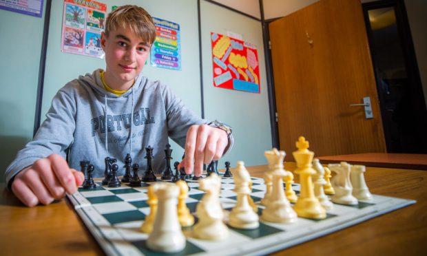 CR0050531 - Cheryl Peebles Story  -  Perthshire area  - Magazine lead feature about chess, at Perth Chess Club  - Picture shows scenes from the chess club - Leo Gray from Auchterarder -     ESOL Perth  3rd Floor, Drummond House 6 Scott Street, Perth - Monday 4th November 2024    -- - Image: Steve MacDougall/DC Thomson