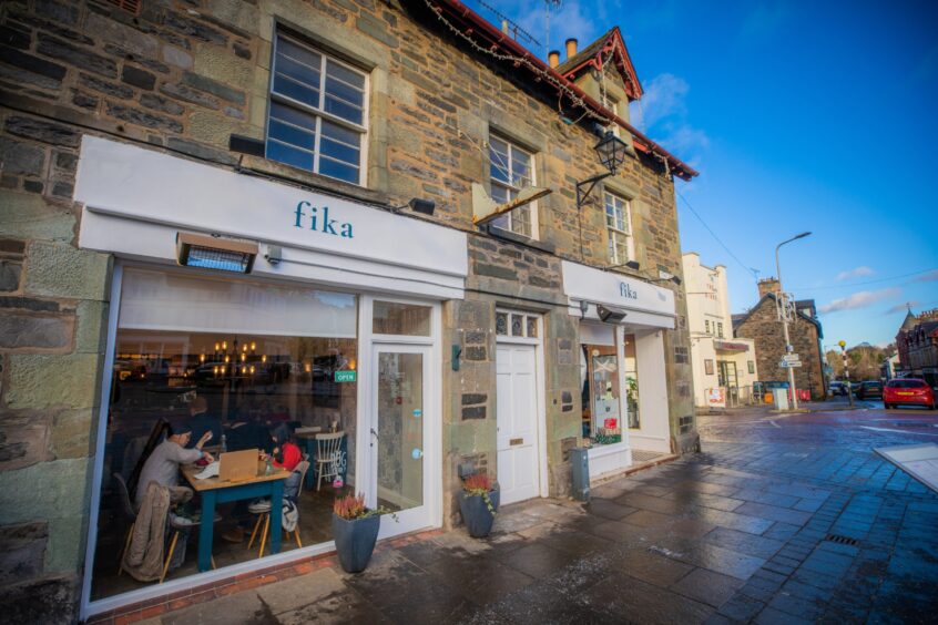 The former Habitat premises in Aberfeldy has been revamped, now renamed Fika. 