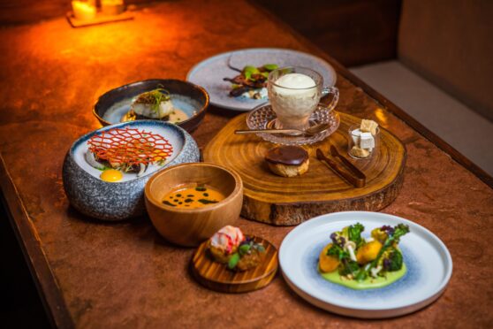 Dishes on offer from An Dárna's November tasting menu. Image: Steve MacDougall/DC Thomson