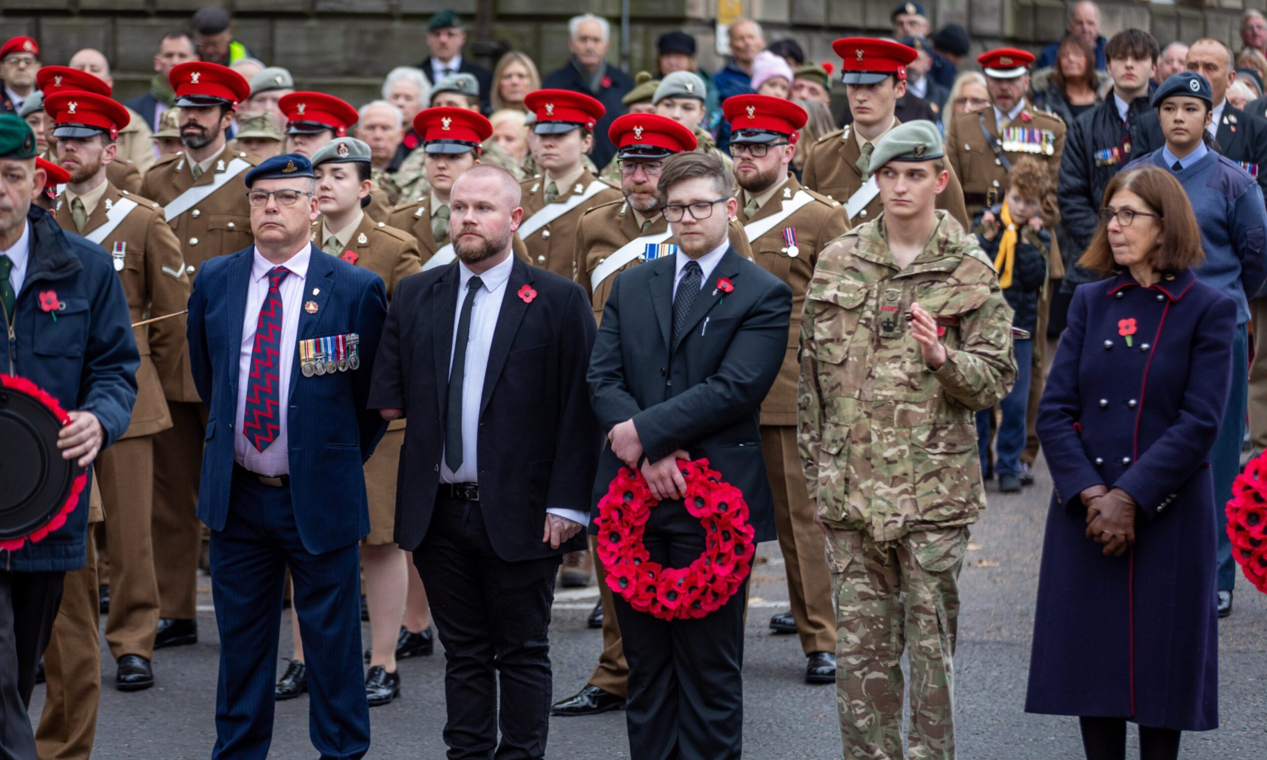 Cupar Remembrance Parade and Service. Image: Steve Brown/DC Thomson