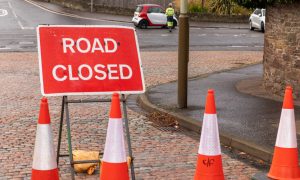 Major roadworks have been taking place in Broughty Ferry. Image: Steve Brown/DC Thomson