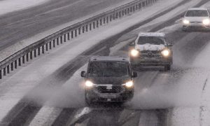 Traffic on the M90 near Kinross. Image: Steve Brown/DC Thomson