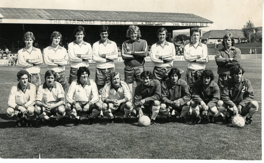 The St Johnstone squad photo in 1977.