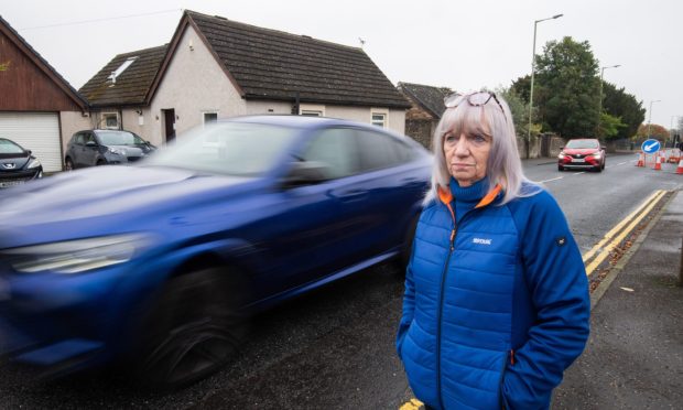 Susan Carr on Abertay Street in Broughty Ferry.