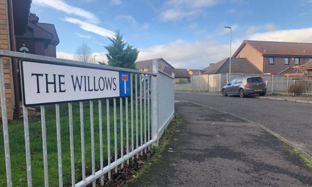 To go with story by James Simpson. Man sprayed in CS spray outside his home. Picture shows; GV's of The Willows. Whitfield Dundee. James Simpson/DCT Media Date; 16/11/2020