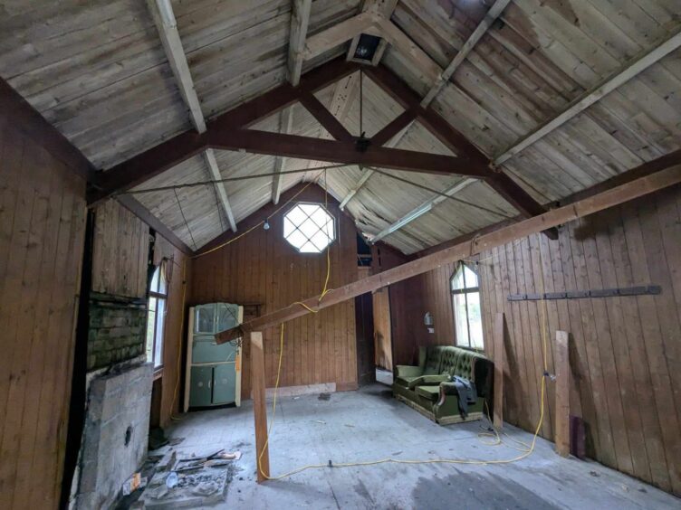 Inside the Tin Kirk. Image: Gayle Ritchie.