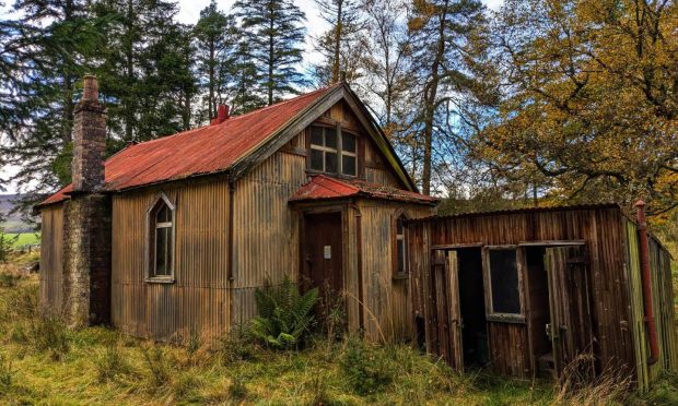 The Tin Kirk in Glen Prosen. Image: Gayle Ritchie.