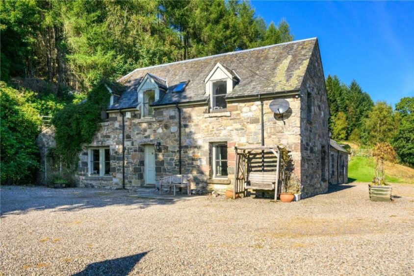 The home near Dunkeld. 