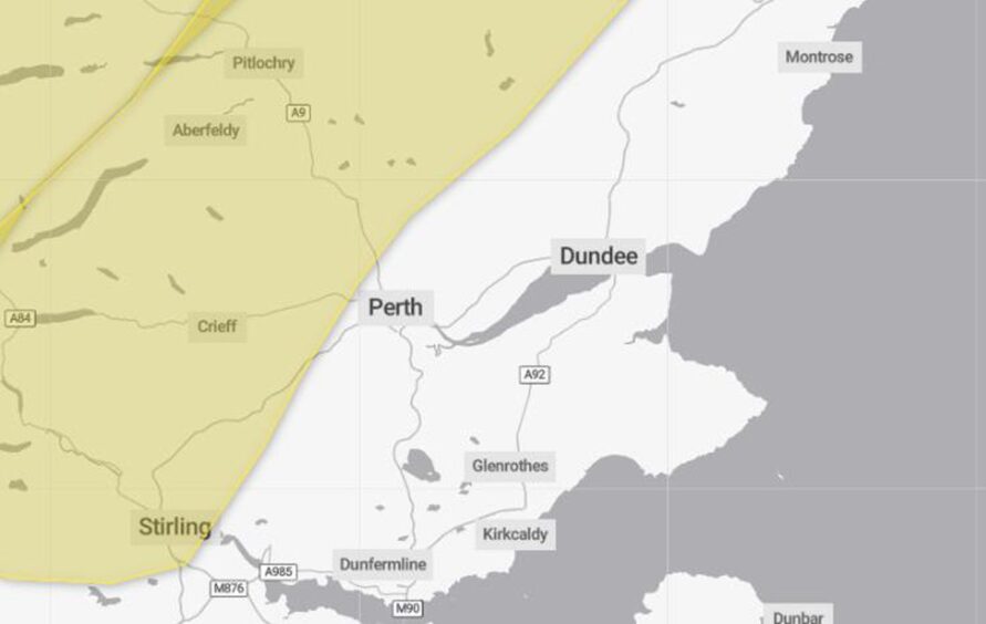 The rain alert on Saturday into Sunday 