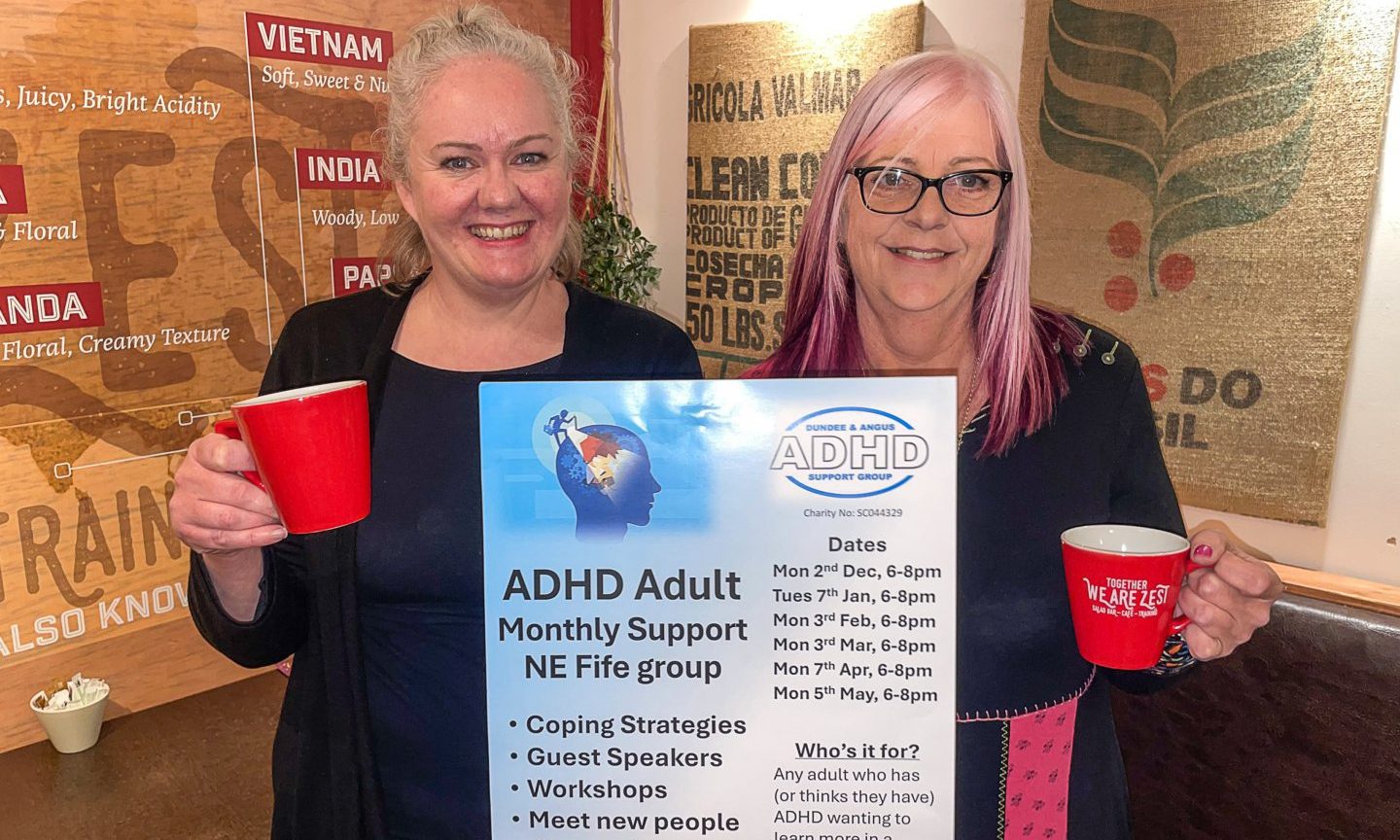 Lisa Cathro and Alison Zerouk will run an ADHD support group in St Andrews