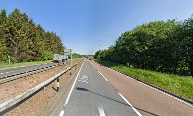 A90 near Tealing.