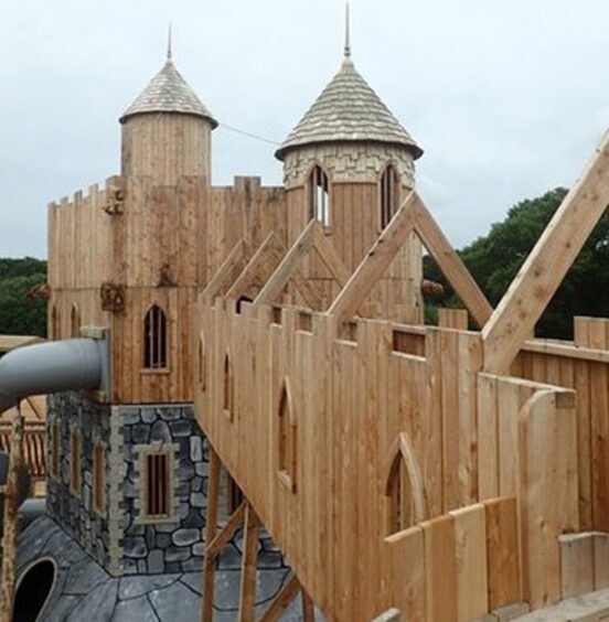 Children's play fort plan for Brechin Castle Centre