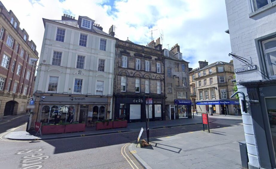 Former Dewberry premises at 32-34 High Street, Perth