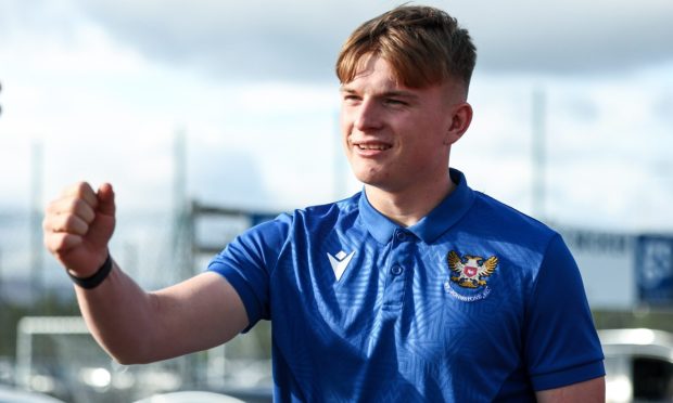 Fran Franczak walking into McDiarmid Park before a game.