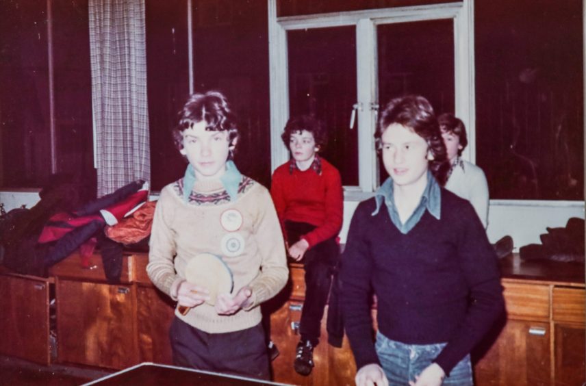 youngsters were having a game of table tennis in 1979. 