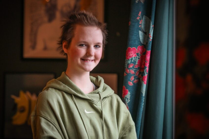 Broughty Ferry teenager Scarlett was first diagnosed with cancer in 2022.