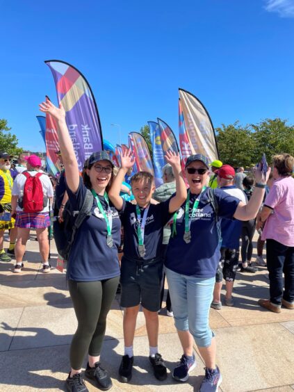 Carnoustie fundraiser Mairi Morrison covered 650 miles for her 65th birthday.