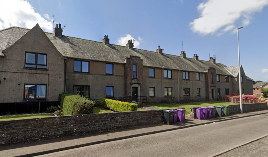 Forfar council flats to be converted to family homes.