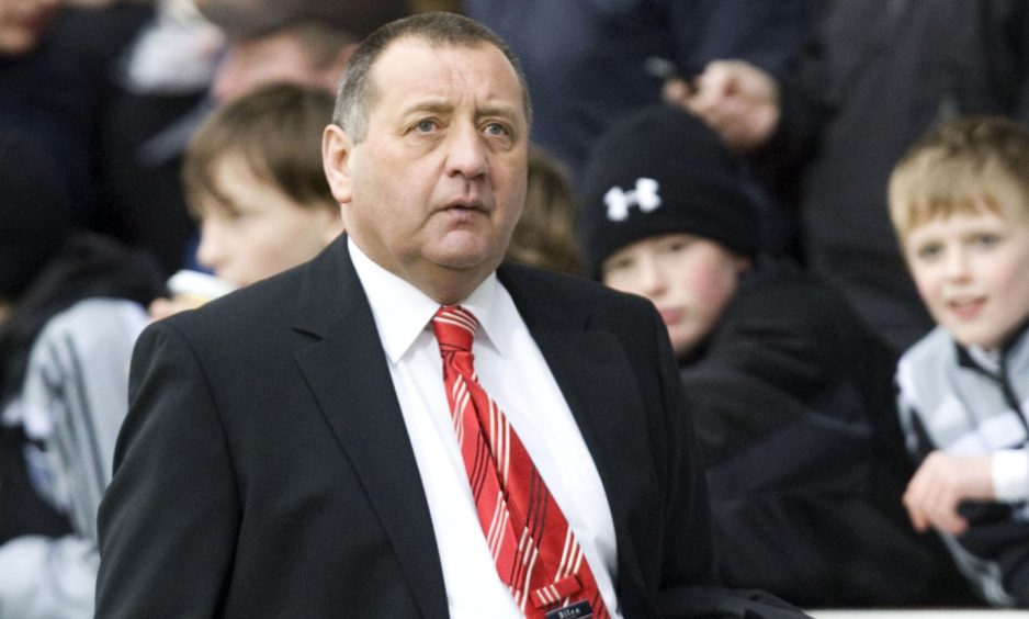 Jimmy Calderwood in his spell as Aberdeen manager.