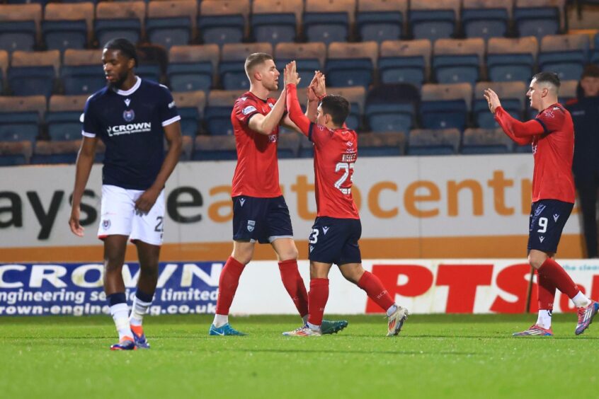 Ross County picked up a big win at Dundee's expense. Image: David Young/Shutterstock