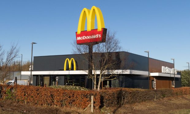 Monifieth McDonald's restaurant.