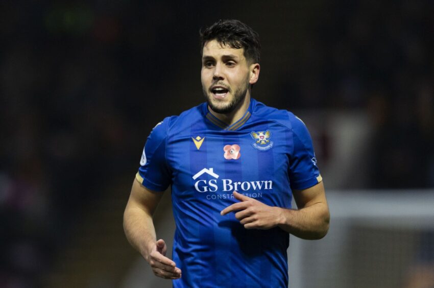St Johnstone defender Jack Sanders.