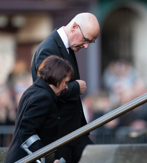 John Swinney Alex Salmond Memorial