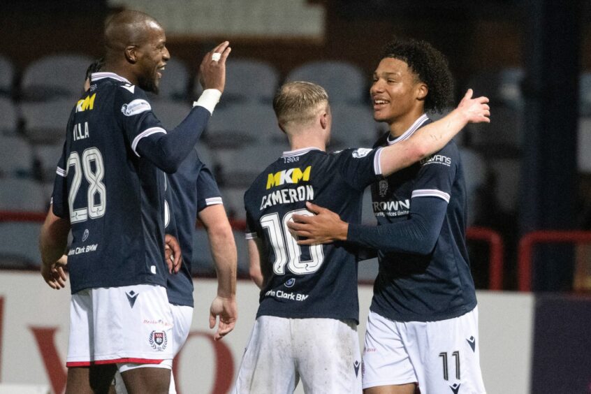 Seun Adewumi and Lyall Cameron were too good for Motherwell. Image: Paul Devlin/SNS