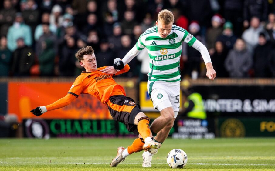 Miller Thomson, left, carried out his defensive duties superbly.