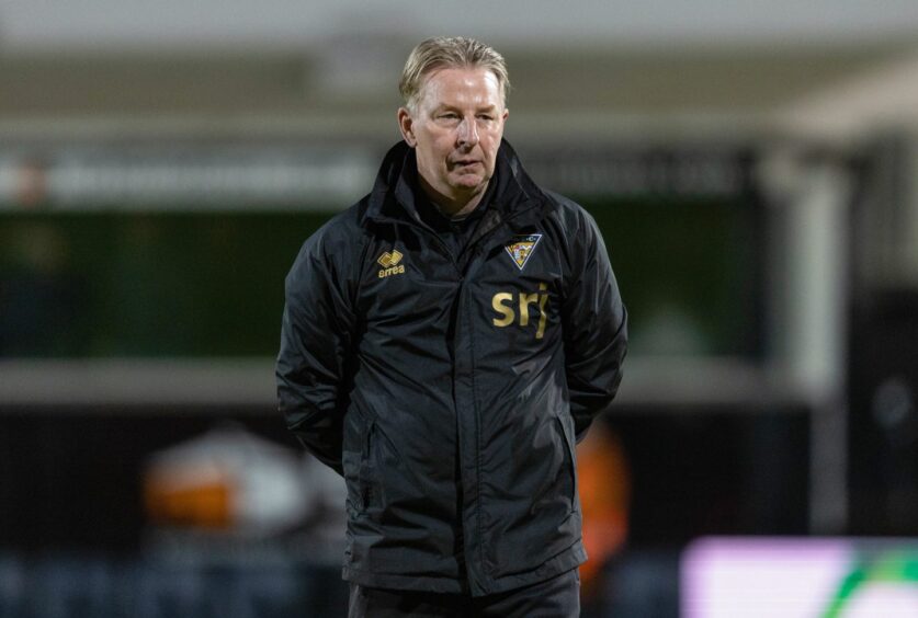 Dunfermline's interim boss John McLaughlan.
