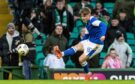 St Johnstone's Fran Franczak warms up before the Celtic game.