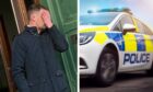 Blair Watson and a police car
