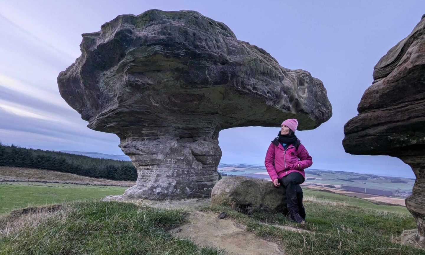 Gayle explores the Bunnet Stane in Fife.
