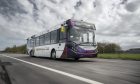 One of the 'driverless' buses that Stagecoach uses on its AB1 route. Supplied: Stagecoach
