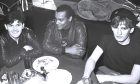 Charlie Burchill, Mel Gaynor and Derek Forbes (Simple Minds) in Paris. Image: Supplied.
