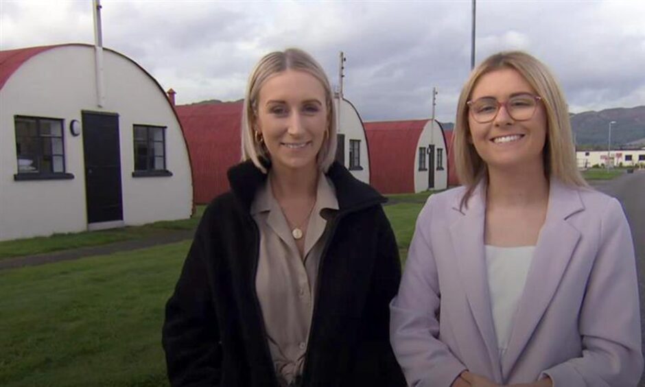 Sandie Donaldson and Chloe Watson, who run the accommodation at Cultybraggan Camp, appeared on Four in a Bed on Channel 4.