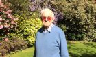 Murray Thomson in his garden at Invergowrie. Image: Norman Watson