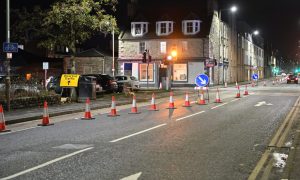 Canal Street in Perth down to one lane because of sinkhole