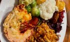 My fabulous festive plate included nut roast, Fife lobster and East Neuk vegetables.