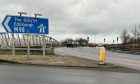 The Halbeath Roundabout in Dunfermline. Image: Neil Henderson/DC Thomson