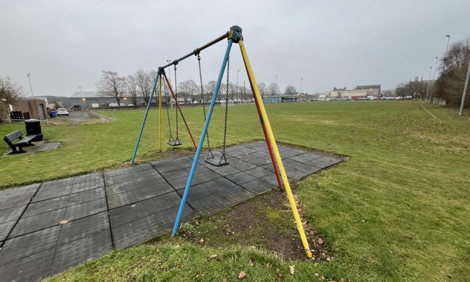 Market Muir playpark in Forfar.