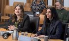 Hannah McLaughlan and Ellie Wilson give evidence to the Justice Committee.