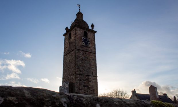 St Ninians Old Parish Church has a spectacular clock tower. Image: Isla Glen/DC Thomson